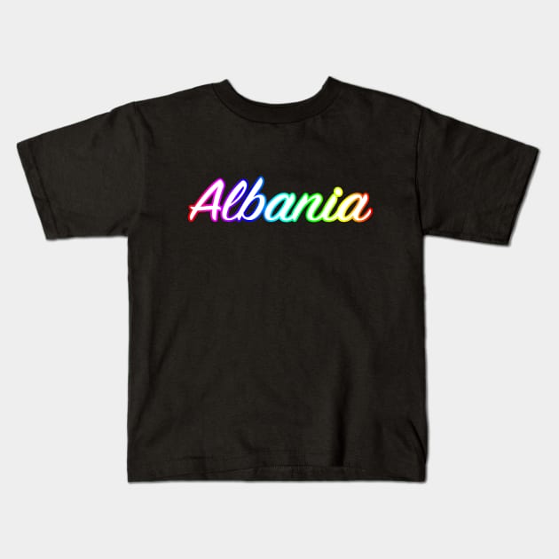 Albania Kids T-Shirt by lenn